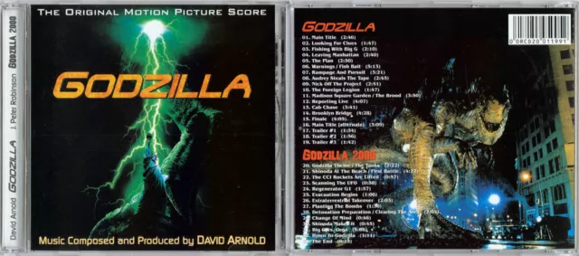 SC - GODZILLA / GODZILLA 2000 (Complete Score) - D. Arnold  / J. P. Robinson