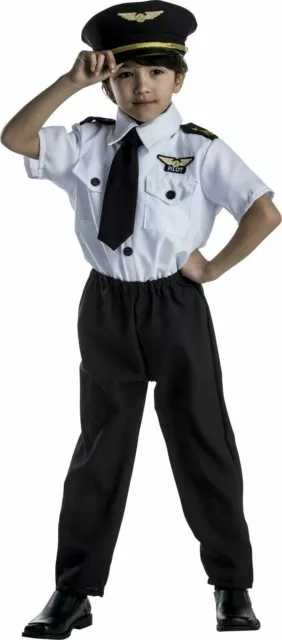 Dress-Up-America Pilot Costume for Kids - Airline Captain Uniform