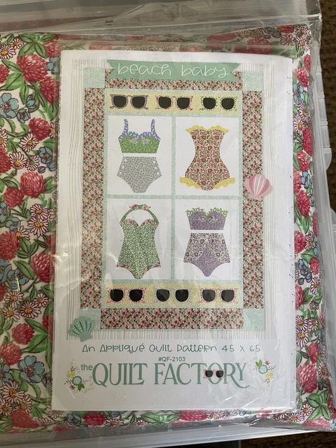 "Kit De Edredón De Apliques Beach Baby"" 45 X 65 La Fábrica De Edredones"