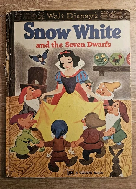 WALT DISNEY'S SNOW White and the Seven Dwarfs Big Golden Book 1980 ...