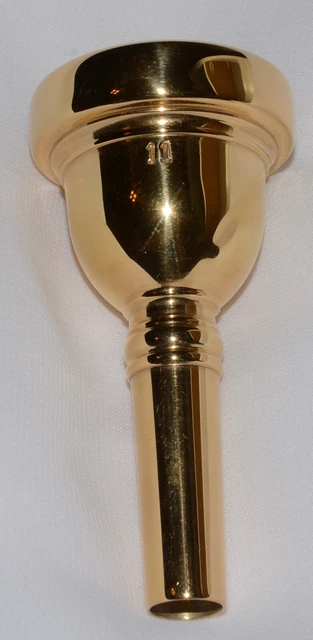 BACH NEW YORK 11 trombone mouthpiece tenor shank GOLD PLATE classic jazz size! BACH NEW YORK 11 trombone mouthpiece tenor shank GOLD PLATE classic jazz size!