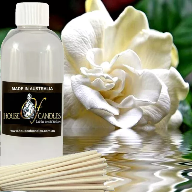 Gardenia Diffuser Fragrance Oil Refill Air Freshener & Reeds