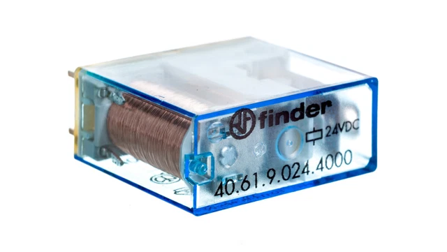 Relé en miniatura 1P 16A 24V DC, contacto AgSnO2 40.61.9.024.4000 /T2DE