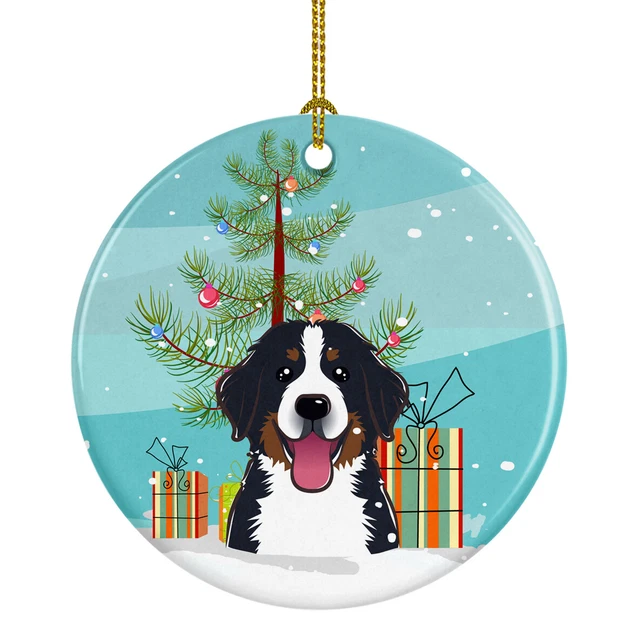 Carolines Treasures Bb1609co1 Christmas Tree And Bernese Mountain Dog Ceramic