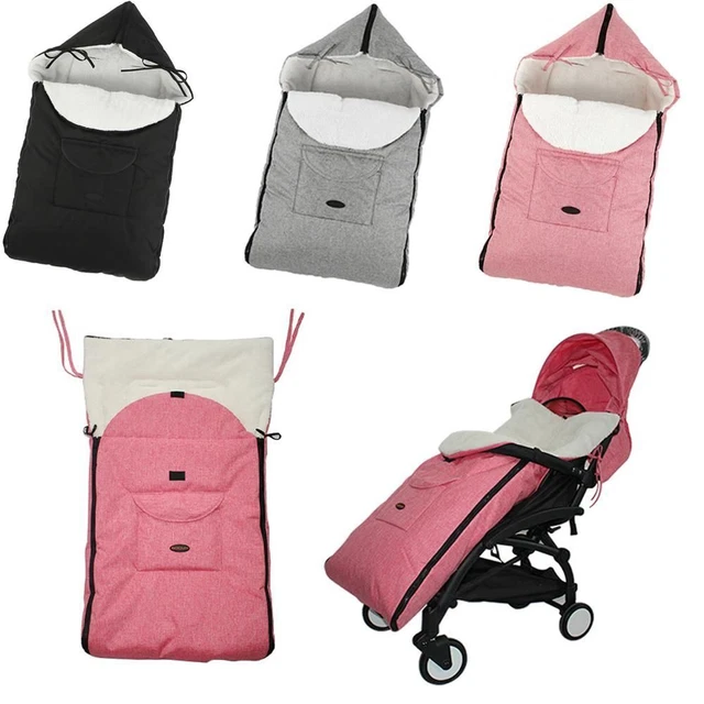 Cochecito cálido delineador saco de dormir cochecito cochecito accesorios cochecito pie manguito