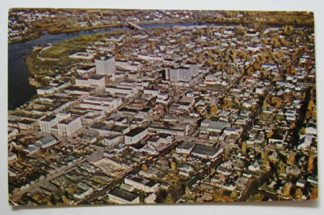 Fairbanks Alaska Aerial View Postcard