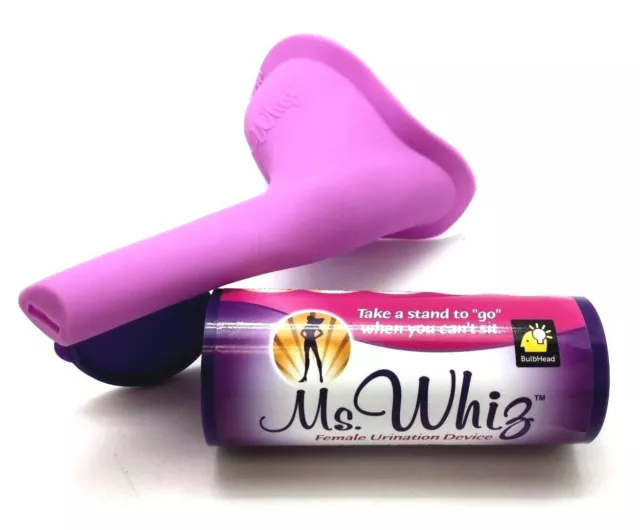 Ms Whiz Female Urination Device Discreet Portable Go No Sitting Jog Trail 3 pack