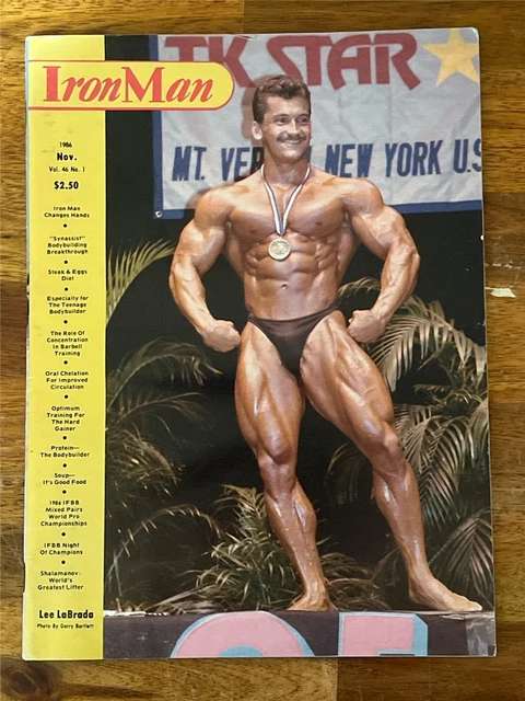 IRONMAN BODYBUILDING MUSCLE fitness magazine LEE LABRADA BILL
