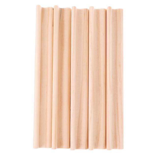 5 pièces en bois lettre plateaux de carreaux porte supports bois artisanat