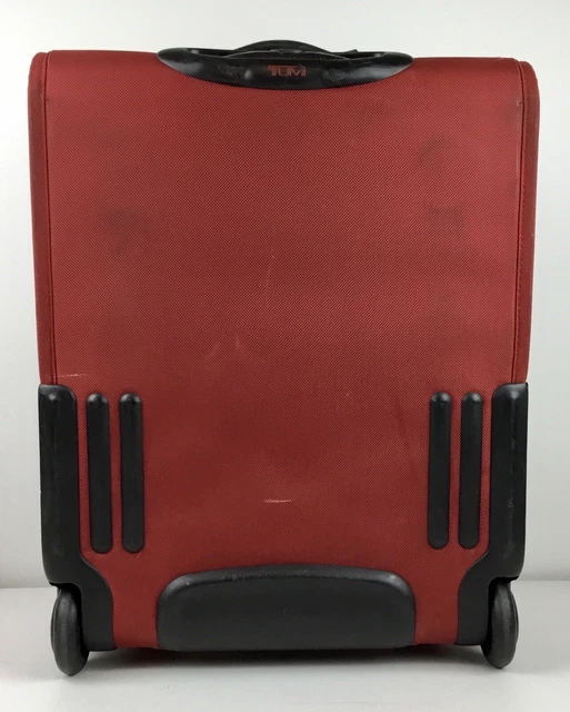 Tumi 20" Alpha Continental Expandable Wheeled Upright Carry-On Red Suitcase 5