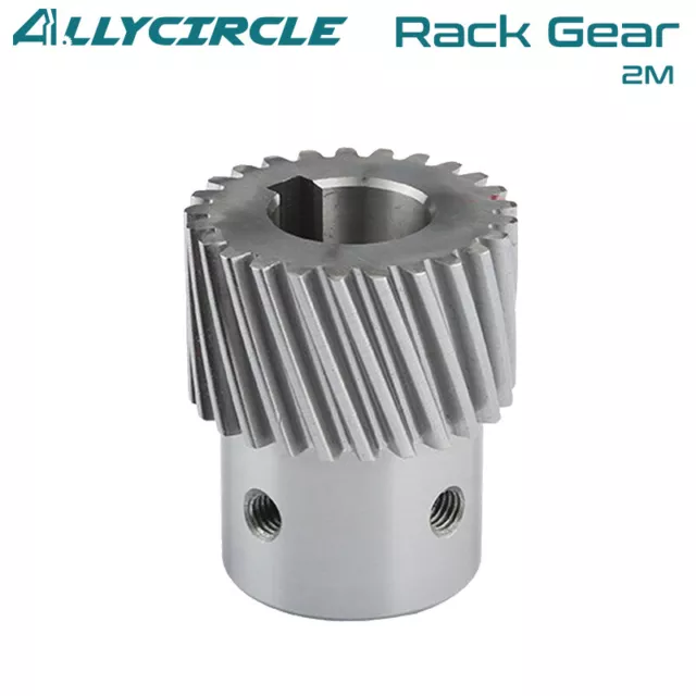 Helical Left Hand Rack Gear Pinion 2M 25 30 Teeth 45 50 55 Height