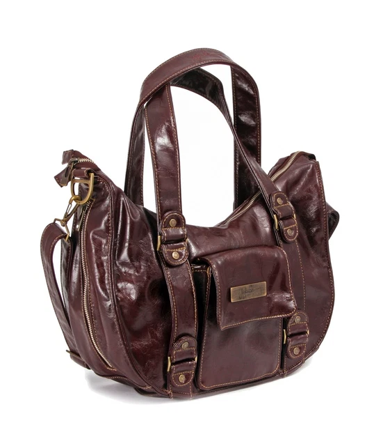 NWT Ju Ju Be BeHave Legacy Collection Brown Teal Shoulder/Tote Bag