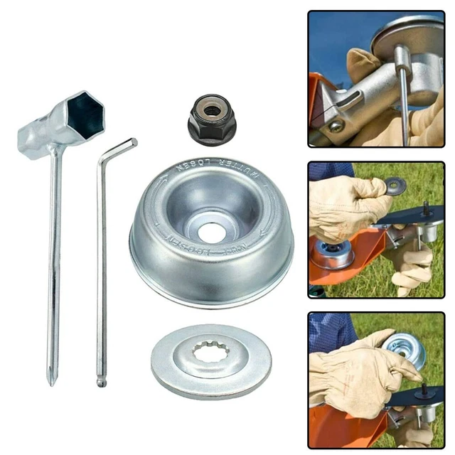 Kit Manutenzione Tosaerba Stihl - Adattatore Lama Per Modelli FS55, FS120, FS200 - Foto 11