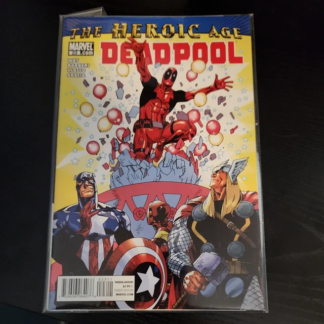Deadpool #23 2nd Series Captain America Thor Iron Man 2010 Marvel