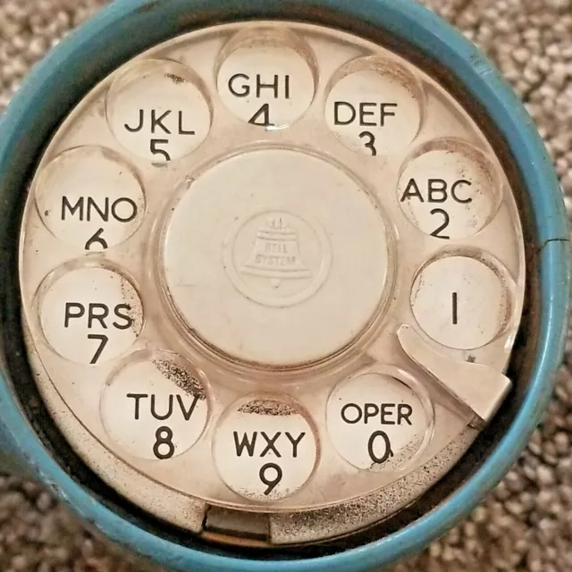 Vintage Bell System Western cadran rotatif bleu électrique testeur de ligne 3