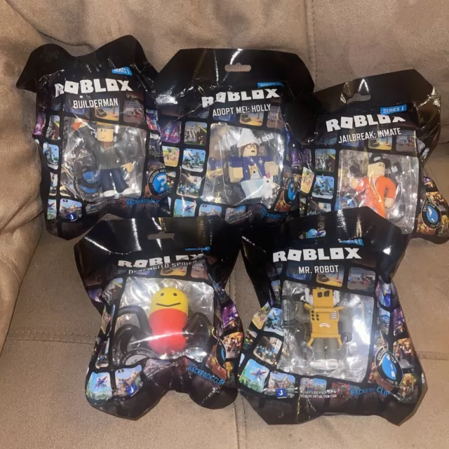 Roblox Figure Series 1 Backpack Clips Hanger Builderman W/ Code