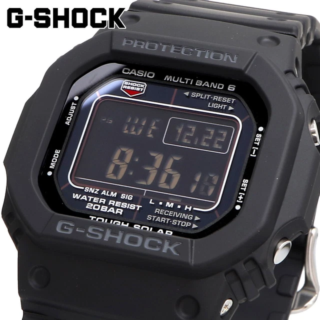 CASIO Watch Men s Overseas Model G SHOCK G SHOCK Radio Wave Solar GW M5610U 1B