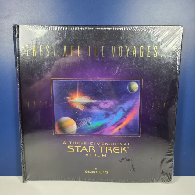 New STAR TREK ALBUM These Are the Voyages 1966 - 1996 3 Dimensional Pop-Up Book