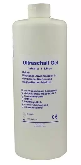 1x 1000ml Ultraschallgel Sono-Ultraschall Gel Kontakt-Gel Medizinisch Gleit-Gel