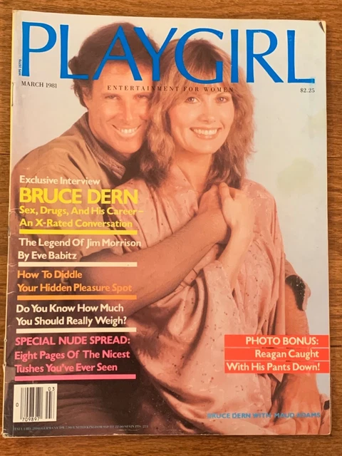 PLAYGIRL MAGAZINE MARCH 1981 Bruce Dern interview Jean-Robert Lecocq