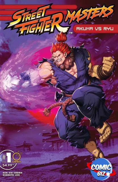 Street Fighter Masters: Akuma Vs Ryu #1 (2024) 1St Printing Variant Cover C