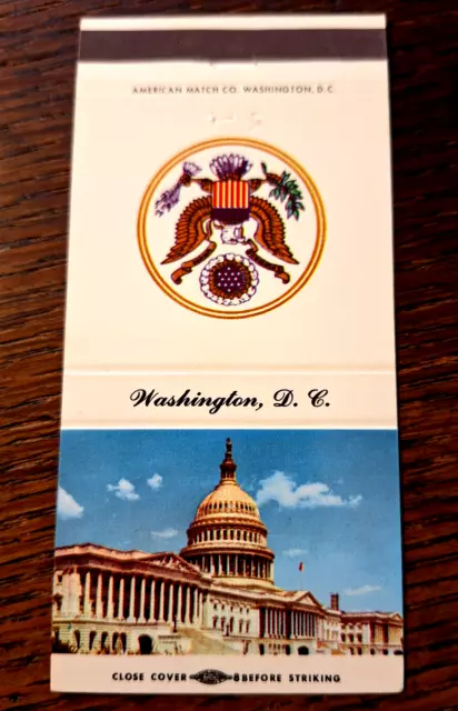 Vintage Matchbook: US Representative John Melcher, MT