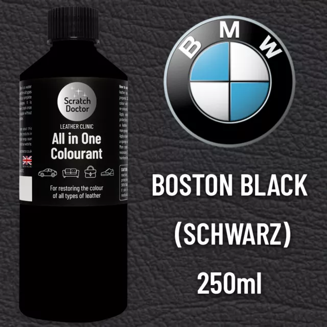Leather Paint for BMW Car Seat CORAL RED. All in One 250ml Dye for  Repairing.