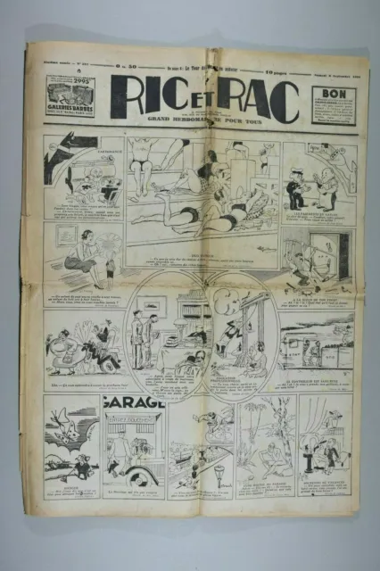 Ric et Rac Grand hebdomadaire pour tous 17 numéros années 1934/1935/1936 3