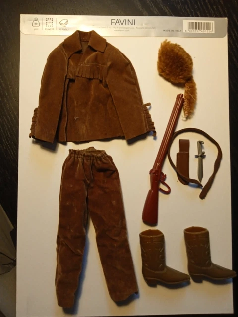 Tenue Big Jim vintage Karl May Mattel outfit - Scout Trappeur - Ref