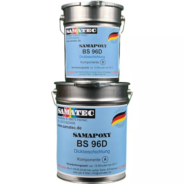 Garagenboden Bodenbeschichtung Werkstattboden Betonfarbe Epoxy BS96D 10kg/4m²