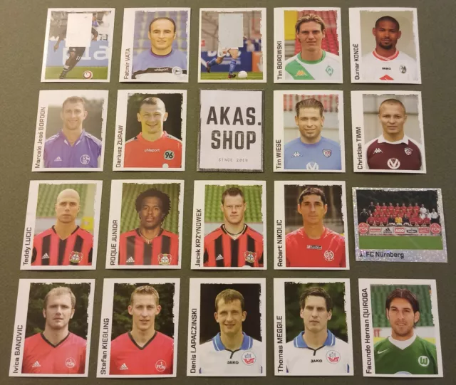 Bundesliga Fußball 04/ 05 2004/ 2005 PANINI Sticker Auswahl to choose 1 - 249