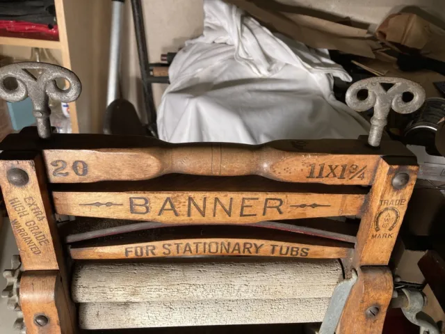 Banner /American Wringer Co Antique Clothes Wringer