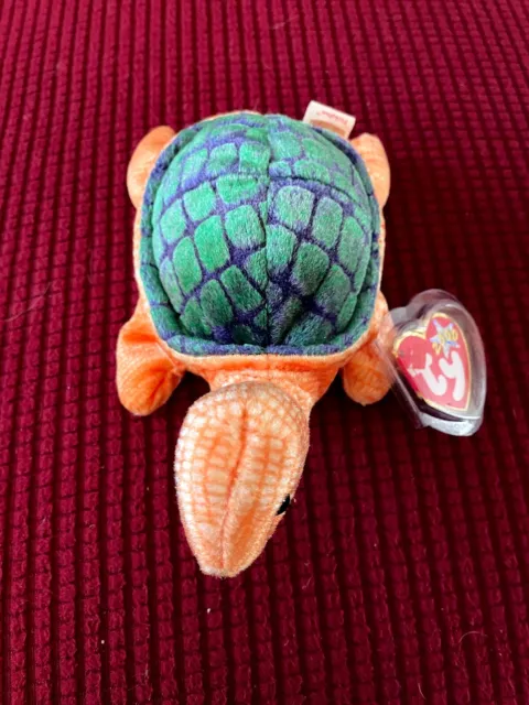 Ty Beanie Babies 2000 Peekaboo The Turtle New w Tag Protector Retired Rare Mint