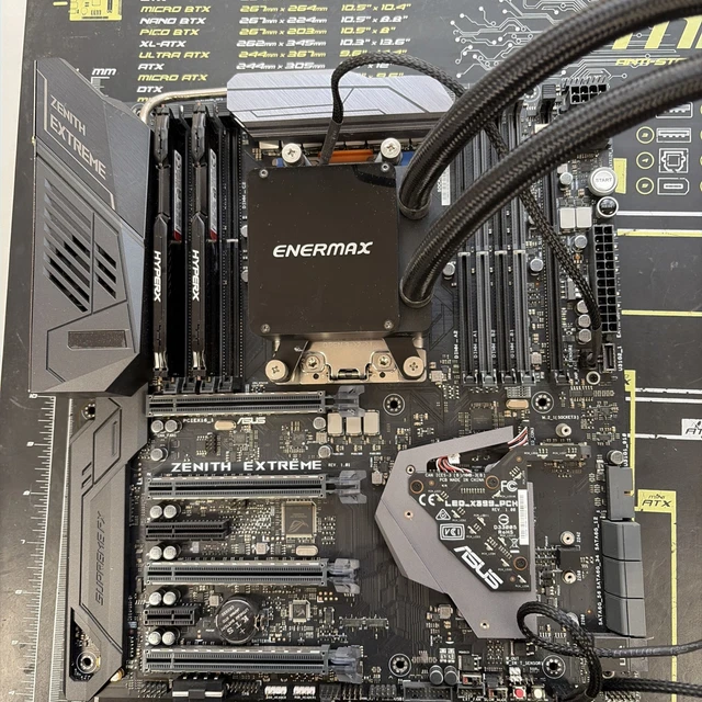 ASUS ROG ZENITH Extreme AMD X399 EATX Threadripper Motherboard bundle ...