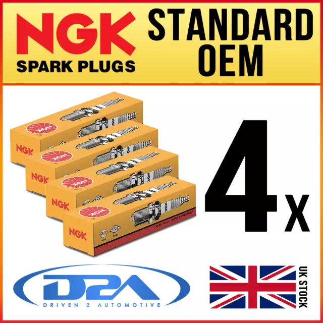 4x NGK DR8ES Standard Spark Plugs For SUZUKI GSX600F J K L M N P R S V 88>97