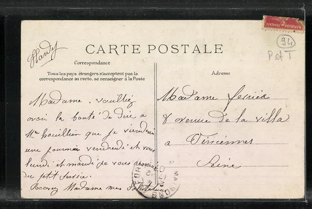 CPA Maisons-Alfort, La Poste, vue de la rue 1907 2