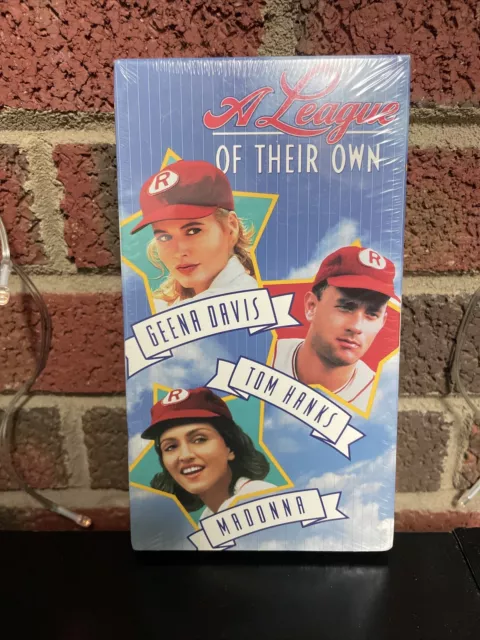 A League of Their Own  VHS 1992 Sealed New Tom Hanks Madonna Baseball Movie