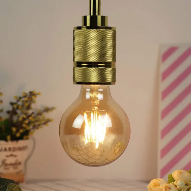 6 Serie LED E27 Bombilla Vintage Edison Lámpara 2200K Blanco Cálido E27 4W Retro 3