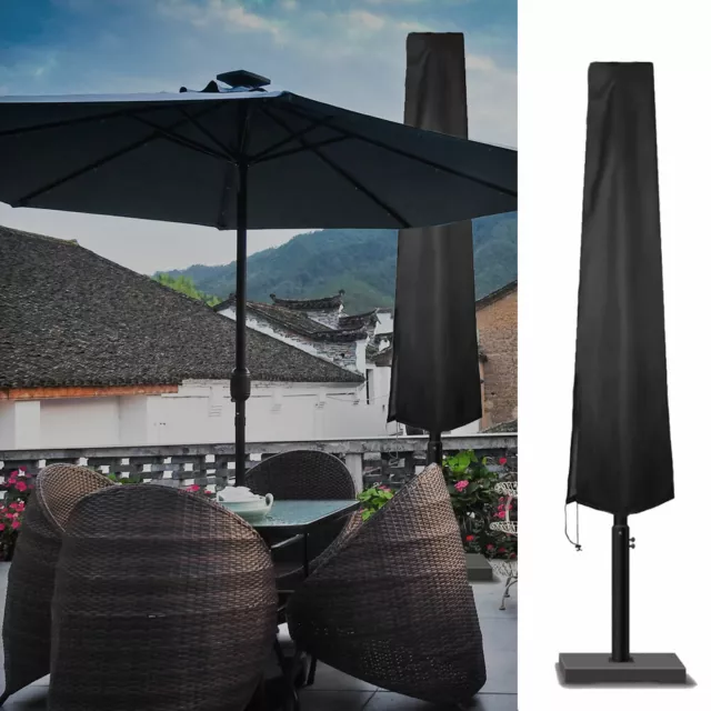 210D Parasol Banana Umbrella Cover Waterproof Cantilever Garden Patio Shield