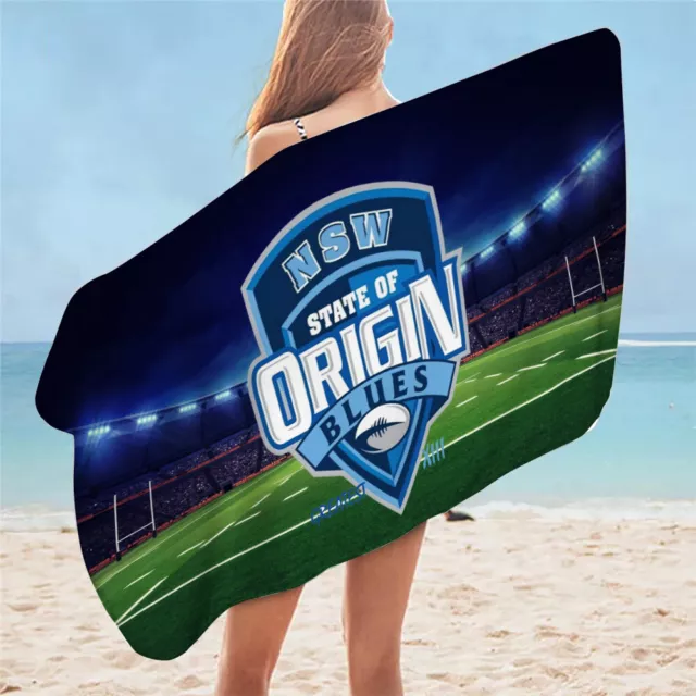 NRL NEW Nsw State of Origin Rugby League Beach / Bath Towel $23.02 ...