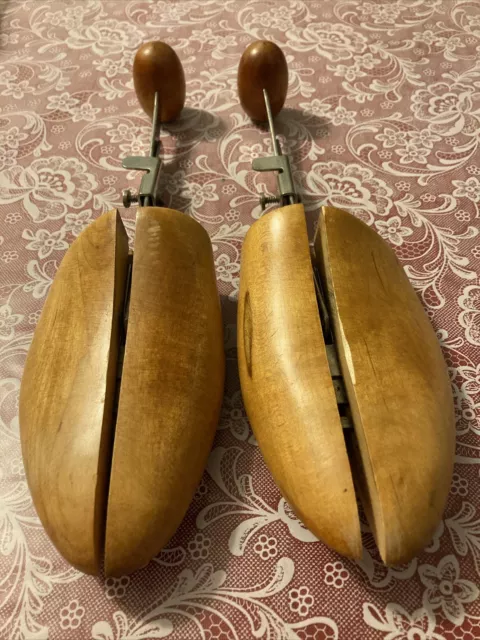 Mangos de plástico duro ajustables vintage para zapatos de madera