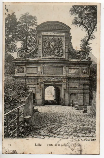 LILLE - North - CPA 59 - the Gate of the Citadel