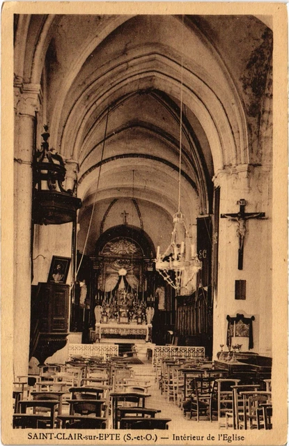 CPA St Clair Interieur de l'Eglise (1340250)