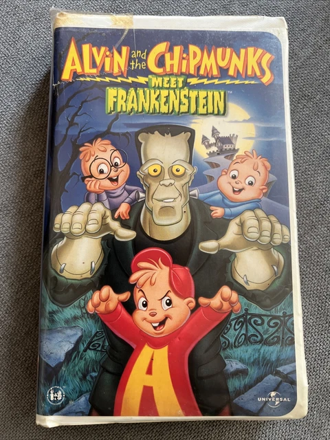 ALVIN AND THE Chipmunks VHS Video Tape Meet Frankenstein Cartoon 1999 ...