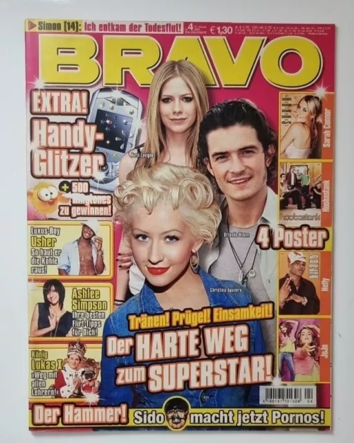 Bravo 4 vom 19.1.2005 Avril Lavigne / Orlando Bloom / Christina Aguilera (D683)