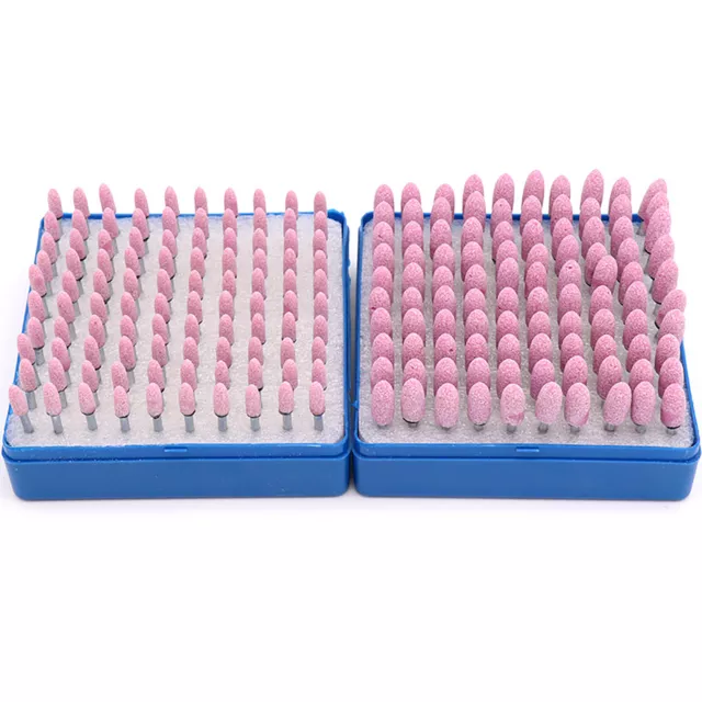 Abrasive Stone Points Electric Grinding Head 3mm Shank Kit Set For Dremel Rotary
