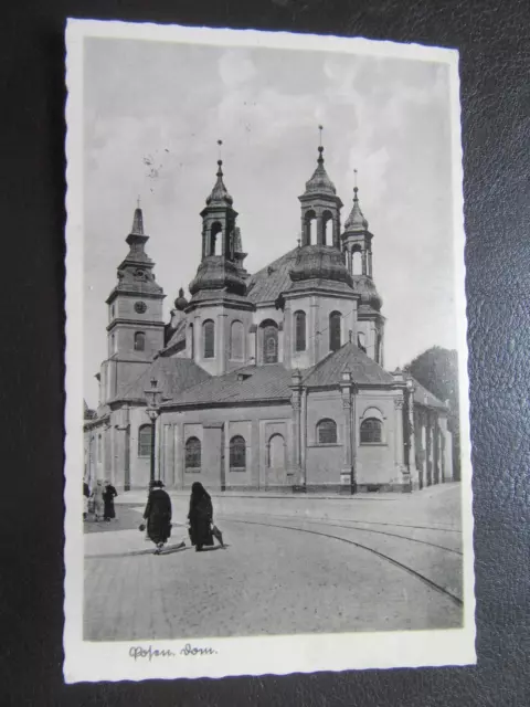 AK Posen Poznan,Dom,Feldpost um 1940