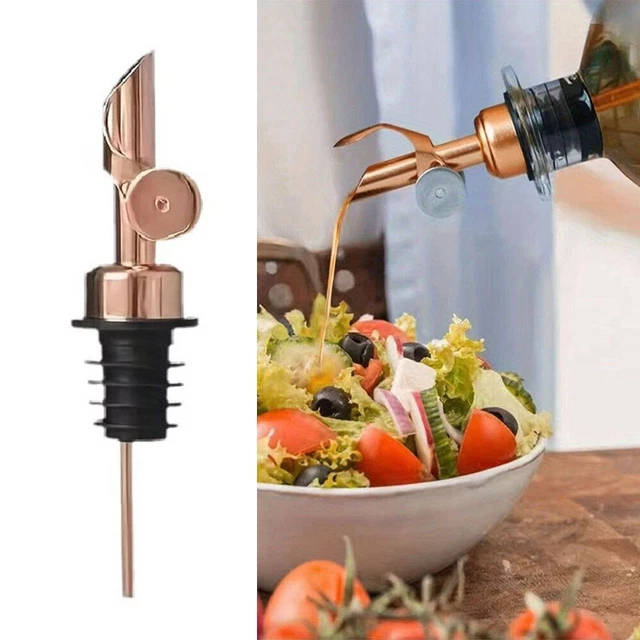 Distributeur D'huile Cikonielf - Pour Bouteille D'huile, Sauce Soja, Vinaigre - Bleu Marine - Utilisation à Une Main