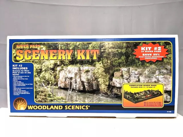 Woodland Scenics #S1488 River Pass Scenery Kit #2 HO Gauge C10