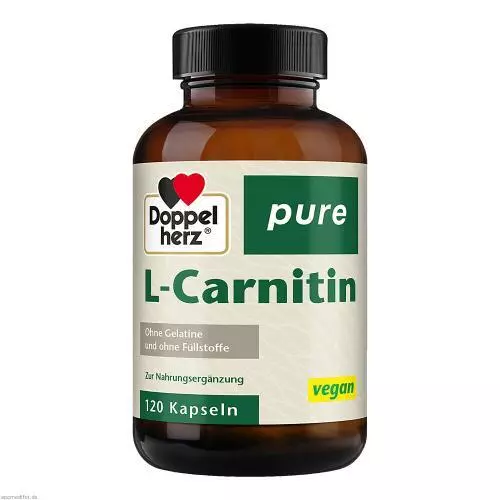 DOPPELHERZ L-Carnitin pure Kapseln 120 ST PZN 18491961